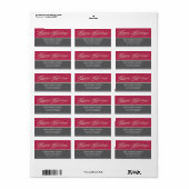  klassieke feestdagen Adresetiketten Etiket (Full Sheet)