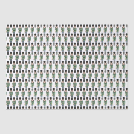 Klassieke Feestdagen Green Nutcracker Speelgoed So Tissuepapier (Voorkant)