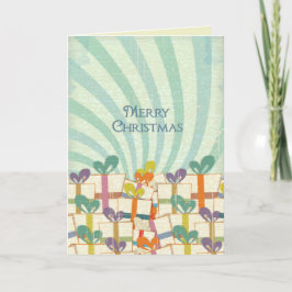 Klassieke feestelijke vintage feestdagen kaart