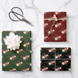 Klassieke Feestelijke Winter Bloemen Vakantie Inpakpapier Vel<br><div class="desc">· Papieren vellen inpakken: Til uw cadeau-geven op met mijn inpakpapier vellen. Elk vel is een canvas van vakantiekunst, waardoor je cadeaus net zo boeiend zijn aan de buitenkant als aan de binnenkant. ___________________________ ***Dit ontwerp maakt deel uit van een kerstvakantie collectie*** Stap in een wereld van tijdloze vakantie charme...</div>