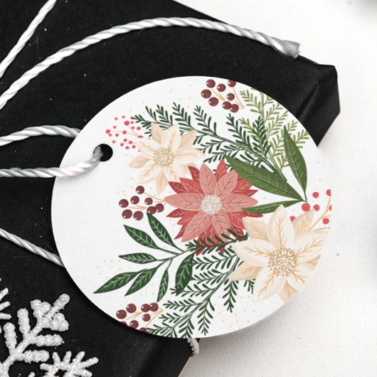 Klassieke Feestelijke Winter Tuin Kerstcadeau Bedankjes Labels