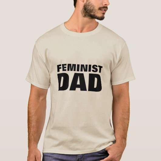 Klassieke Feministische vader T-shirt (Voorkant)