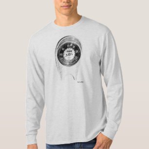 Klassieke FIAT 500 Cinquescento-snelheidsmeter T-shirt