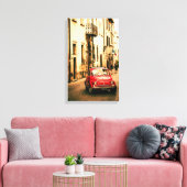 Klassieke Fiat 500 in Italië Canvas (Insitu (Woonkamer))