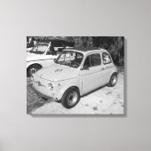 KLASSIEKE FIAT 500  KLASSIEKE AUTO CANVAS AFDRUK (Voorkant)