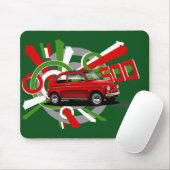 Klassieke Fiat 500-muismat Muismat (Met muis)