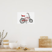 Klassieke fiets Schwinn Stingray banana: fietsen Poster (Keuken)