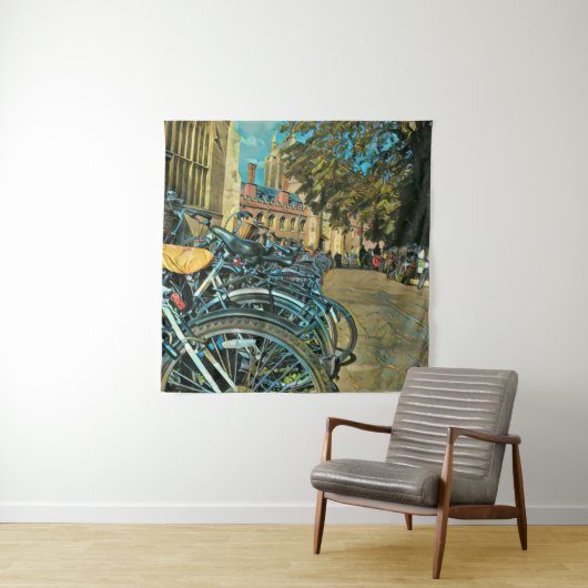 Klassieke fietscadeaus wandkleed (In situ)