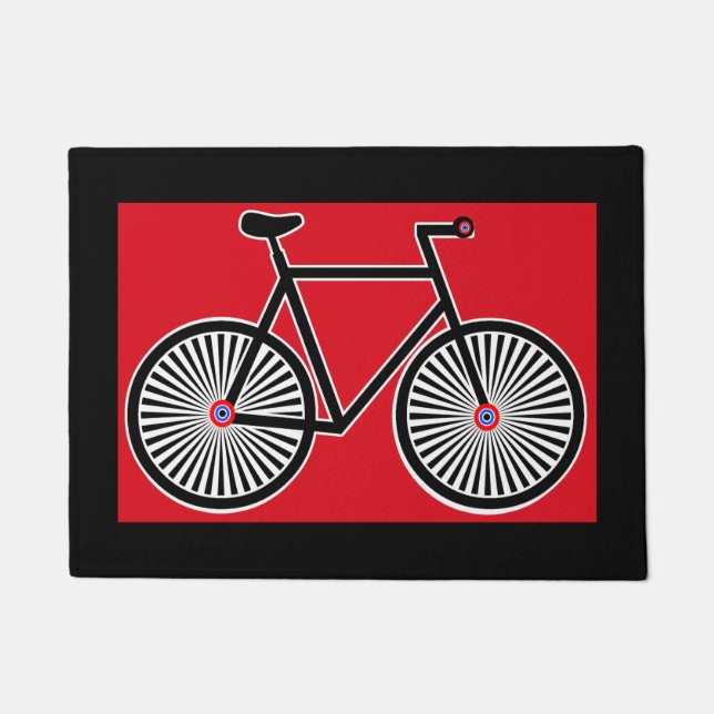Klassieke fietsdoelbundel deurmat (Voorkant)