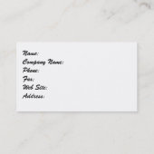 Klassieke fietsen visitekaartje (Achterkant)