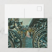 Klassieke fietskunst briefkaart (Voorkant / Achterkant)