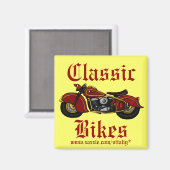 Klassieke Fietsmagneet Magneet (Voorkant / Achterkant)