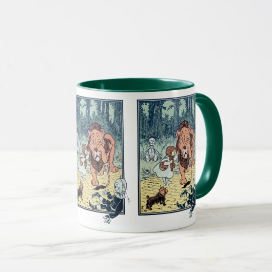 Klassieke figuren uit De Wizard van Oz, Gele Bakst Mok (Voorkant rechts)