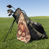 Klassieke fijne Thanksgiving Golfhanddoek (Groen)