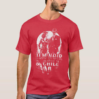 Klassieke Film Noir geïnspireerde ontwerper kunst T-shirt