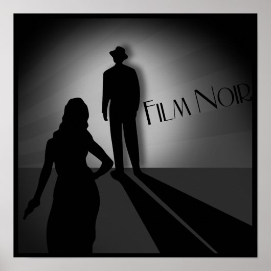 klassieke filmnoir poster (Voorkant)