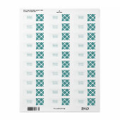 Klassieke flair Return Address Label (Full Sheet)