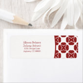 Klassieke flair Return Address Label (Insitu)