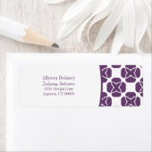 Klassieke flair Return Address Label (Insitu)