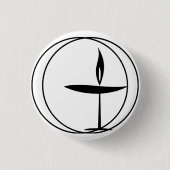 Klassieke "Flaming Chalice" Ronde Button 3,2 Cm (Voorkant)
