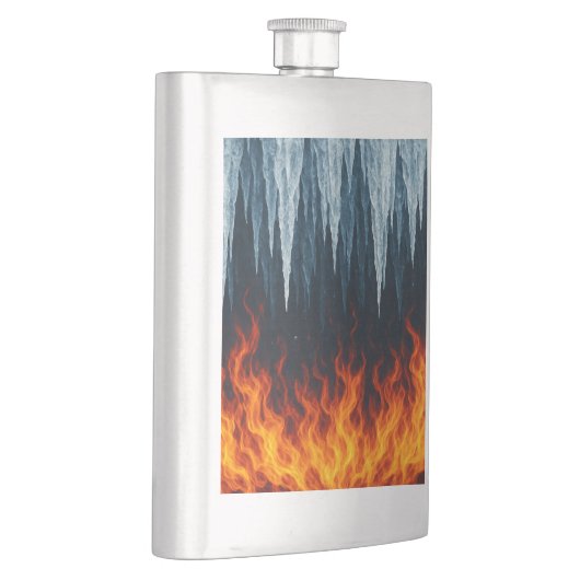 Klassieke Flash van vuur en ijs Flacon (Rechts)