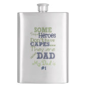 Klassieke Flask/Pap Typografie Flacon (Voorkant)