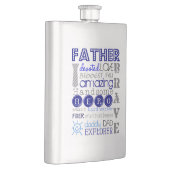 Klassieke Flask/Pap Typografie Flacon (Rechts)