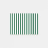 Klassieke Fles Groene en Witte Strepen Post-it® Notes (Voorkant)
