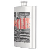 Klassieke fles – Rood Pulse Abstract Design Flacon (Links)
