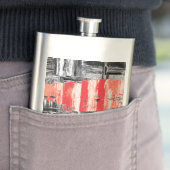 Klassieke fles – Rood Pulse Abstract Design Flacon (Voorbeeld)