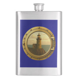 Klassieke fles van de oude stenen vuurtoren flacon