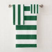  Klassieke flesjes Groen en Witte strepen Bad Handdoek (Insitu)