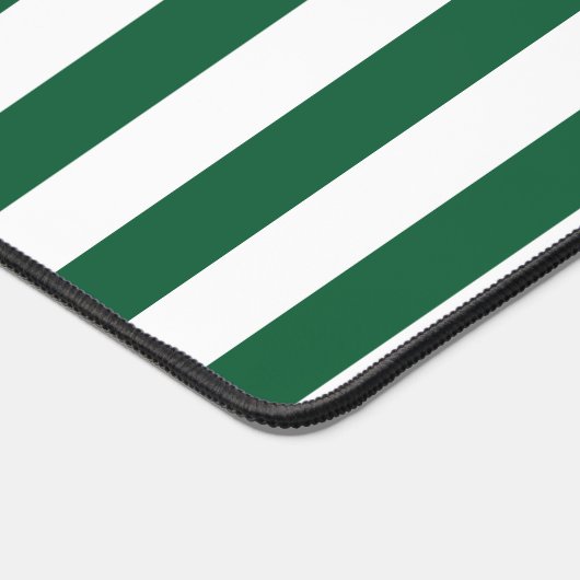  Klassieke flesjes Groen en Witte strepen Bureaumat (Hoek)