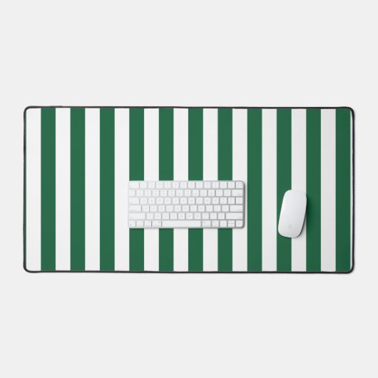  Klassieke flesjes Groen en Witte strepen Bureaumat (Keyboard & Muis)