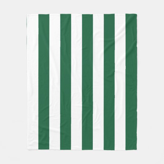  Klassieke flesjes Groen en Witte strepen Fleece Deken (Voorkant)