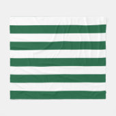  Klassieke flesjes Groen en Witte strepen Fleece Deken (Voorkant (Horizontaal))