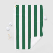  Klassieke flesjes Groen en Witte strepen Golfhanddoek (Insitu)
