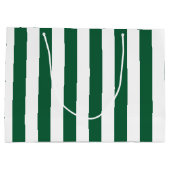  Klassieke flesjes Groen en Witte strepen Groot Cadeauzakje (Achterkant)