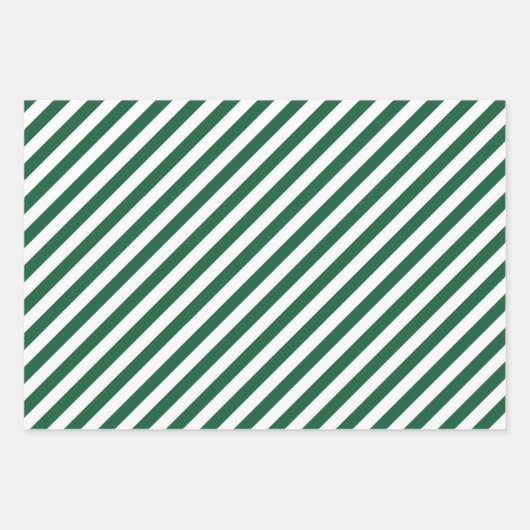  Klassieke flesjes Groen en Witte strepen Inpakpapier Vel (Voorkant 3)