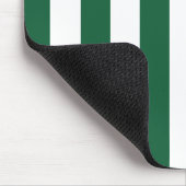 Klassieke flesjes Groen en Witte strepen Muismat (Hoek)