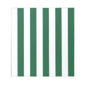 Klassieke flesjes Groen en Witte strepen Notitieblok (Voorkant)