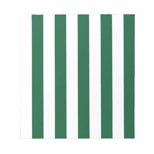Klassieke flesjes Groen en Witte strepen Notitieblok (Voorkant)