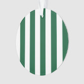  Klassieke flesjes Groen en Witte strepen Ornament (voorkant)