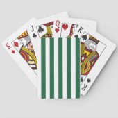  Klassieke flesjes Groen en Witte strepen Pokerkaarten (Achterkant)