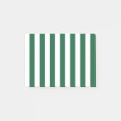 Klassieke flesjes Groen en Witte strepen Post-it® Notes (Voorkant)