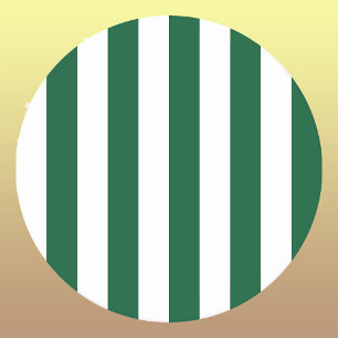 Klassieke flesjes Groen en Witte strepen Ronde Kartonnen Onderzetter