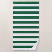  Klassieke flesjes Groen en Witte strepen Strandlaken (Voorkant)