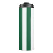  Klassieke flesjes Groen en Witte strepen Thermosbeker (Voorkant)