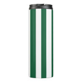  Klassieke flesjes Groen en Witte strepen Thermosbeker (Achterkant)