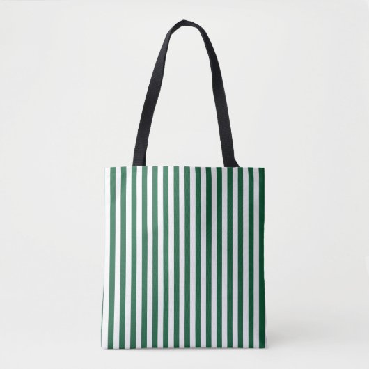  Klassieke flesjes Groen en Witte strepen Tote Bag (Voorkant)